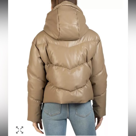 Love Token Hooded Puffer Jacket Size L NWT - Picture 2 of 9